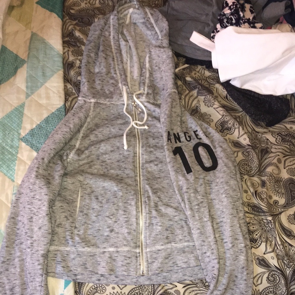Black and white zip up sweater from VS